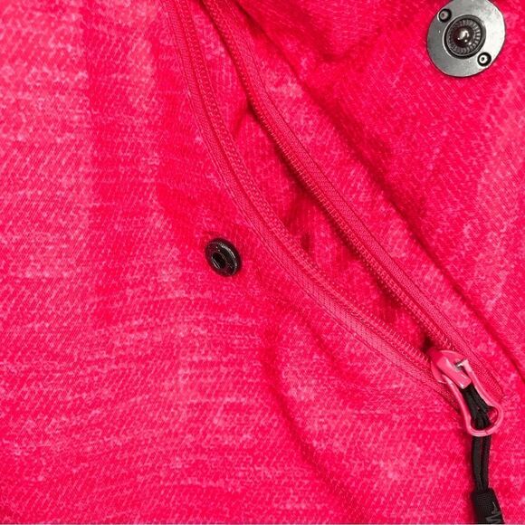 Pulse Bright Pink Waterproof Detach Hood Vented Winter Ski Performance Jacket - Picture 11 of 16